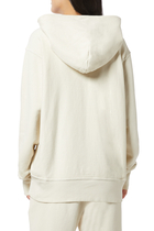 Cropped Cotton Hoodie